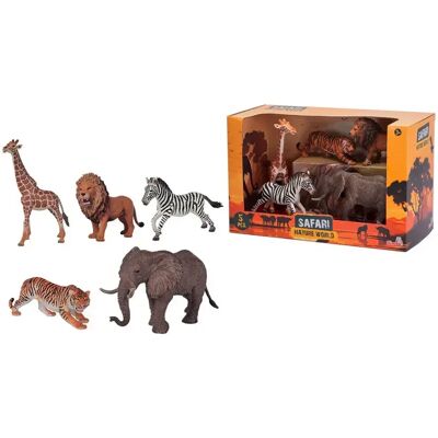 Dickie Toys Figure Di Animali Set Di Animali Safari Mondo Naturale (1033103) Dickie Toys Figure Di Animali Set Di Animali Safari Mondo Naturale (1033103)