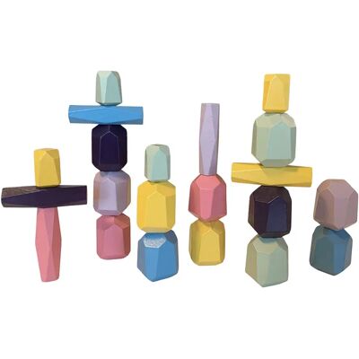 Magni Pietre Montessori Da Impilare Ed Equilibrare Magni Pietre Montessori Da Impilare Ed Equilibrare
