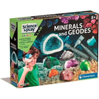 Clementoni Minerali e Geodi - Set di Scienze per Bambini Clementoni Minerali e Geodi - Set di Scienze per Bambini