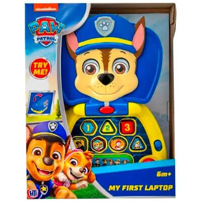 Paw Patrol Giocattolo Educativo Chase My First Laptop Blue One Size Paw Patrol Giocattolo Educativo Chase My First Laptop Blue One Size