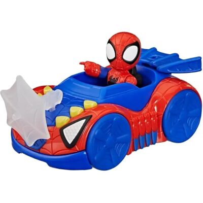 Hasbro Spidey E Veicolo Lancia Ragnatele Figura Multicolor One Size Hasbro Spidey E Veicolo Lancia Ragnatele Figura Multicolor One Size