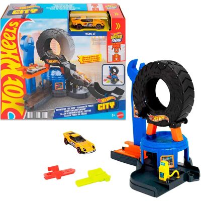 Hot Wheels Garage City Dwtn Tire Shop Hot Wheels Garage City Dwtn Tire Shop