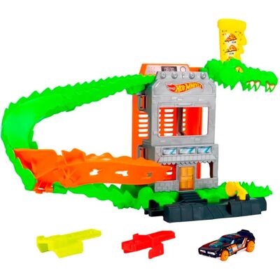 Hot Wheels Circuito Di Corsa Croc Pizza Attack Hot Wheels Circuito Di Corsa Croc Pizza Attack
