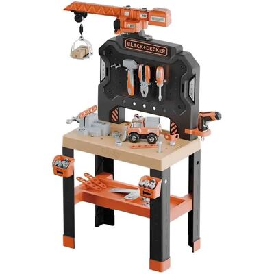 Smoby Giocattolo Educativo Workbench With Crane Smoby Giocattolo Educativo Workbench With Crane
