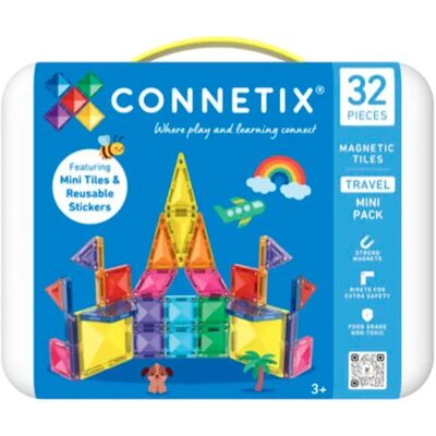 Connetix Gioco Di Costruzione Travel Mini 32 Pezzi Multicolour One Size Connetix Gioco Di Costruzione Travel Mini 32 Pezzi Multicolour One Size