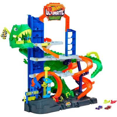 Hot Wheels Tracce Ultimate T-rex City Garage Multicolor One Size Hot Wheels Tracce Ultimate T-rex City Garage Multicolor One Size