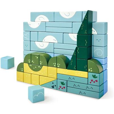 Hape Gioco Di Costruzione Van Gogh Building Block Set 76 Pezzi Hape Gioco Di Costruzione Van Gogh Building Block Set 76 Pezzi