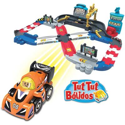 Vtech Set Pista Da Corsa + Monoposto Rayo Versione Spagnola Multicolor One Size Vtech Set Pista Da Corsa + Monoposto Rayo Versione Spagnola Multicolor One Size