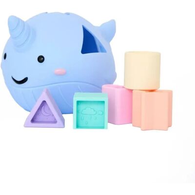 Jellystone Gioco Per Bambini Narwhal Shape Sorter Jellystone Gioco Per Bambini Narwhal Shape Sorter