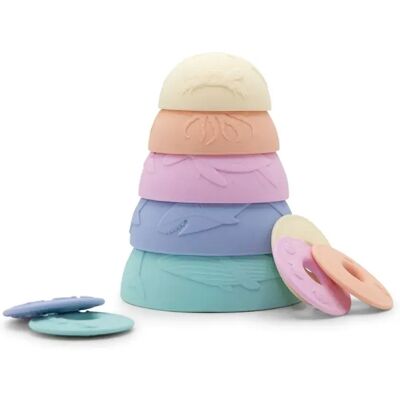 Jellystone Designs Tazze in silicone pastello impilabili - Stackable Silicone Cups Jellystone Designs Tazze in silicone pastello impilabili - Stackable Silicone Cups