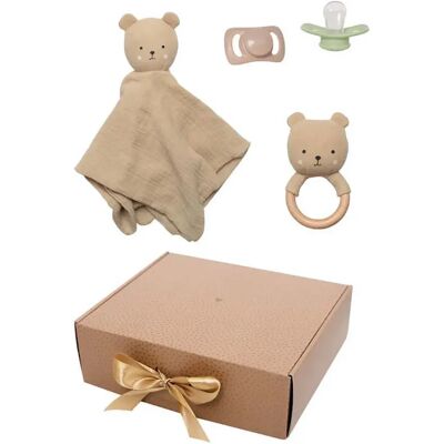 Jabadabado Regalo Per Neonato: Orsacchiotto Doudou E Sonaglio Jabadabado Regalo Per Neonato: Orsacchiotto Doudou E Sonaglio