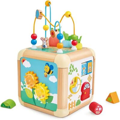 Hape Giocattolo Green Thumbs Activity Cube Hape Giocattolo Green Thumbs Activity Cube
