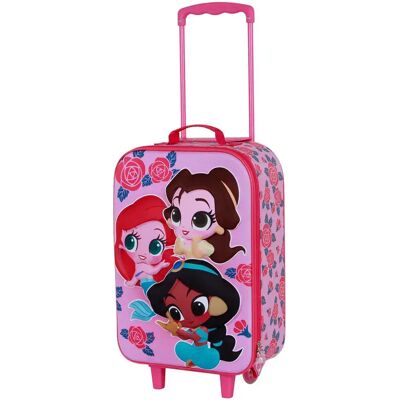 Karactermania Valigia A Rotelle Disney Princess Flowers Soft 3d Karactermania Valigia A Rotelle Disney Princess Flowers Soft 3d