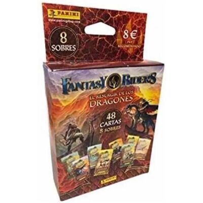 Panini Carte Collezionabili Fantasy Riders 8 Packs Multicolor One Size Panini Carte Collezionabili Fantasy Riders 8 Packs Multicolor One Size