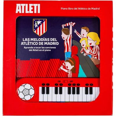Atletico De Madrid Giocattolo Musicale Atletico Madrid Fan Piano Book Atletico De Madrid Giocattolo Musicale Atletico Madrid Fan Piano Book