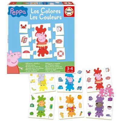 Educa Pink Pig - Gioco Educativo per Imparare i Colori - 3+ Anni Educa Pink Pig - Gioco Educativo per Imparare i Colori - 3+ Anni