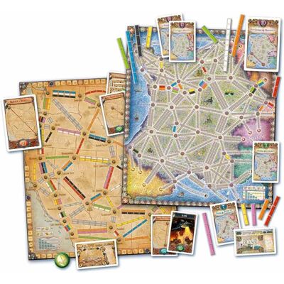 Enigma Gioco Da Tavolo Asmodee Ticket To Ride-francia Spagnolo Enigma Gioco Da Tavolo Asmodee Ticket To Ride-francia Spagnolo