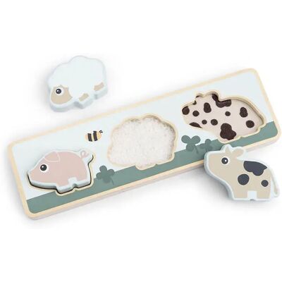 Done By Deer - Tiny Farm - 12 mesi - Wood - Puzzle Done By Deer - Tiny Farm - 12 mesi - Wood - Puzzle