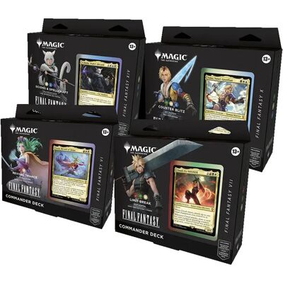 Wizards Of The Coast Carte Collezionabili Magic The Gathering Final Fantasy Commander Deck Set Inglese Wizards Of The Coast Carte Collezionabili Magic The Gathering Final Fantasy Commander Deck Set Inglese
