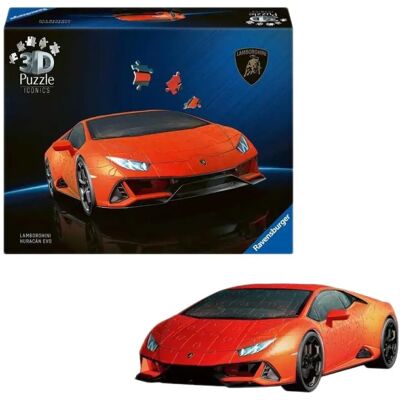 Ravensburger Puzzle 3d Lamborghini Huracán Evo 108 Pezzi Ravensburger Puzzle 3d Lamborghini Huracán Evo 108 Pezzi