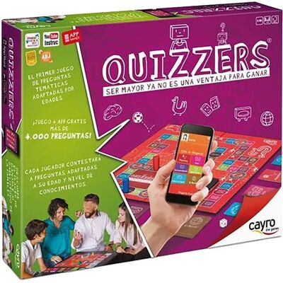 Gioco da Tavolo Cayro Quizzers - Gioco Educativo per Famiglia Gioco da Tavolo Cayro Quizzers - Gioco Educativo per Famiglia
