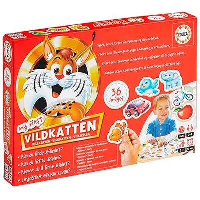 Educa Il Mio Primo Gatto Selvatico - Gioco da Tavolo per Bambini Educa Il Mio Primo Gatto Selvatico - Gioco da Tavolo per Bambini