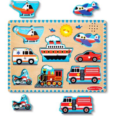 Melissa & Doug Puzzle Di Veicoli (80613) Melissa & Doug Puzzle Di Veicoli (80613)