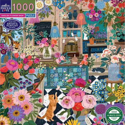 Eeboo Puzzle English Flower Shop Eeboo Puzzle English Flower Shop