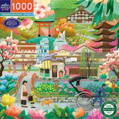 Eeboo Puzzle Seasons In Kyoto Eeboo Puzzle Seasons In Kyoto