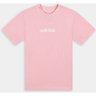 Adidas J LIN TEE 160 - Maglietta, Rosa, Casual, Sportiva Adidas J LIN TEE 160 - Maglietta, Rosa, Casual, Sportiva