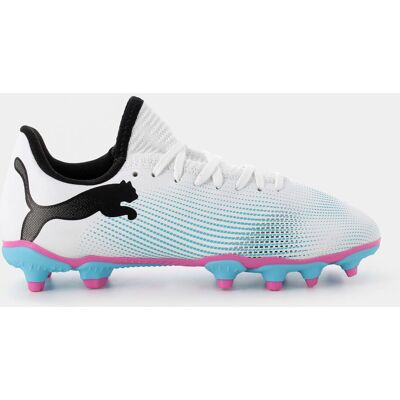 PUMA - Future 7 Play - White/Blk/Pink - FG/AG Scarpe da calcio PUMA - Future 7 Play - White/Blk/Pink - FG/AG Scarpe da calcio