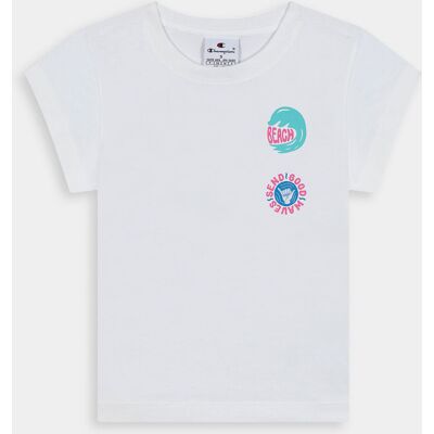T-shirt Champion da Bambina, bianco T-shirt Champion da Bambina, bianco