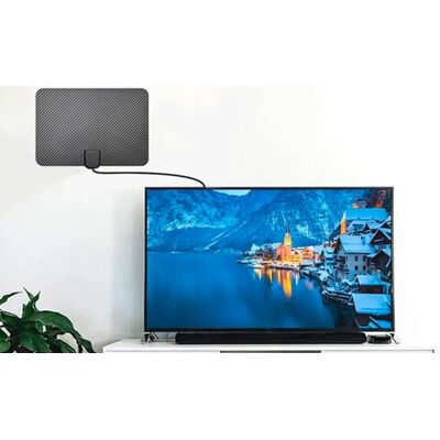 Antenna TV Interna Digitale MediaWave Store 1080p HD Con Amplificatore di Segnale Antenna TV Interna Digitale MediaWave Store 1080p HD Con Amplificatore di Segnale