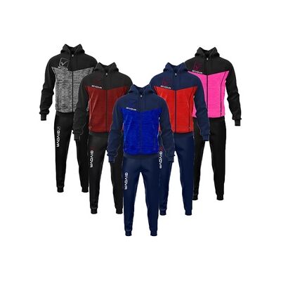 groupon Tuta Felpata Sportiva Givova: Rosa Fluo-nero Taglia S groupon Tuta Felpata Sportiva Givova: Rosa Fluo-nero Taglia S