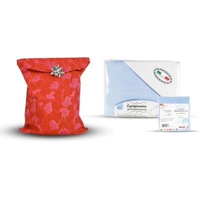 Banzaii Set Copripiumino E Federe Con Lenzuolo Sotto: 1 Piazza Blu-avio + Lenzuolo Sotto Con Angoli Avio Banzaii Set Copripiumino E Federe Con Lenzuolo Sotto: 1 Piazza Blu-avio + Lenzuolo Sotto Con Angoli Avio