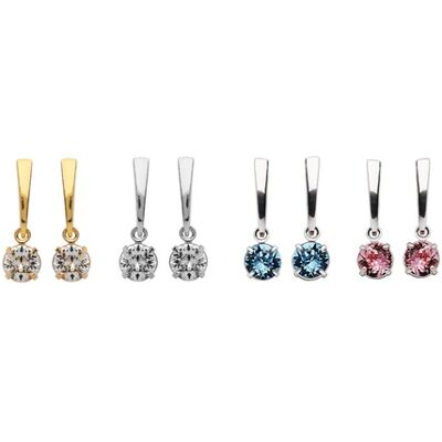 groupon Orecchini In Argento Con Cristalli Austriaci: Rosa groupon Orecchini In Argento Con Cristalli Austriaci: Rosa
