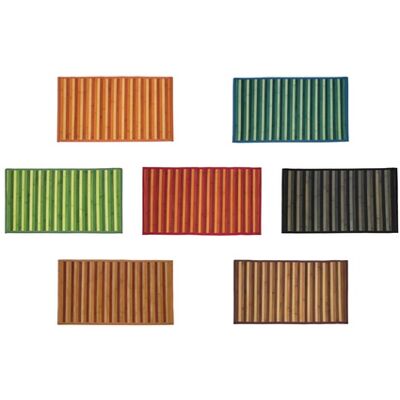 Co.Ingros.Tex Tappeto In Bamboo: 30 X 40 Cm Rosso Co.Ingros.Tex Tappeto In Bamboo: 30 X 40 Cm Rosso