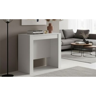 Bricozone Tavolo Console Allungabile Fino A 300 Cm: Bianco Bricozone Tavolo Console Allungabile Fino A 300 Cm: Bianco