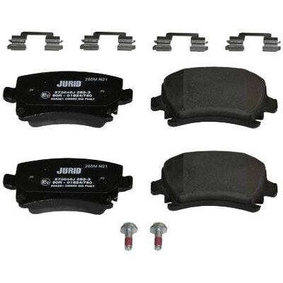 Pastiglie dei Freni Jurid - Per Bentley, Seat, Skoda - Set di pastiglie Pastiglie dei Freni Jurid - Per Bentley, Seat, Skoda - Set di pastiglie