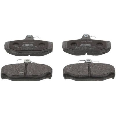 Pastiglie freno posteriori Jurid Mazda 323,6, Premacy, RX-7 - Freno a disco Pastiglie freno posteriori Jurid Mazda 323,6, Premacy, RX-7 - Freno a disco