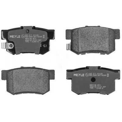 MEYLE Pastiglie freno - Modello 025 217 1914/W - Posteriore MEYLE Pastiglie freno - Modello 025 217 1914/W - Posteriore