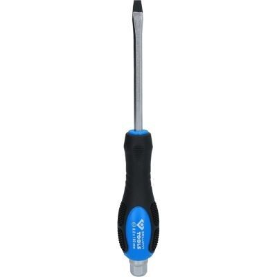 BRILLIANT TOOLS - Cacciavite a taglio con calotta di percussione, 6,0 mm - Cacciavite BRILLIANT TOOLS - Cacciavite a taglio con calotta di percussione, 6,0 mm - Cacciavite