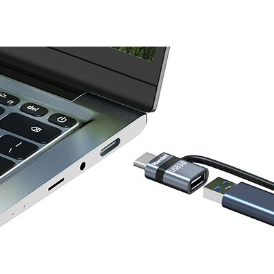 Hamlet Adattatore da USB-C Maschio a USB-A 3.0 Femmina Xad-lcm-af Hamlet Adattatore da USB-C Maschio a USB-A 3.0 Femmina Xad-lcm-af