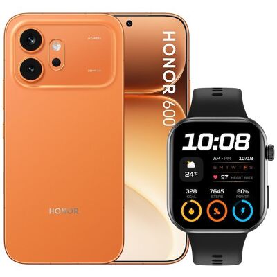 Honor Smartphone 600 8/256GB ORANGE + CHOICE WATCH 2I Honor Smartphone 600 8/256GB ORANGE + CHOICE WATCH 2I