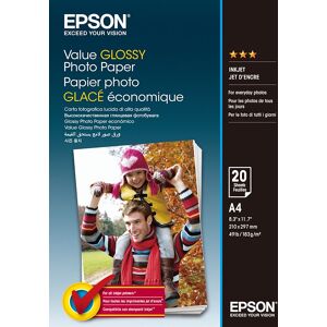 Epson Value Glossy Photo Paper A4 20 Fogli Epson Value Glossy Photo Paper A4 20 Fogli