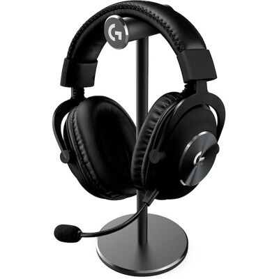 Logitech Cuffie Headband PRO X WIRED + HS STAND Nero Logitech Cuffie Headband PRO X WIRED + HS STAND Nero