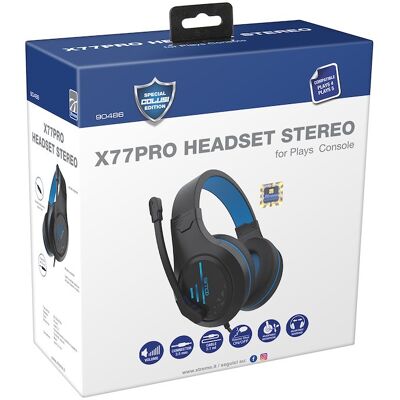 Ariete X-treme Cuffia stereo X77PRO HEADSET STEREO Plays 5 e Plays 4 Ariete X-treme Cuffia stereo X77PRO HEADSET STEREO Plays 5 e Plays 4