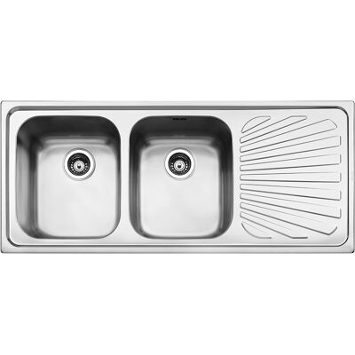 SMEG Lavello 2 Vasche SP116D Inox SMEG Lavello 2 Vasche SP116D Inox