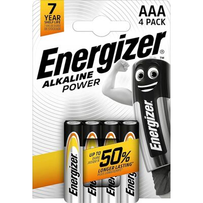 Energizer ALKALINE POWER AAA BP4 Energizer ALKALINE POWER AAA BP4