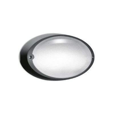 LOMBARDO Airy Plus Ovale 300 Nera Lampada da Parete o Soffitto o Palo da Esterno e Interno Lb84122 LOMBARDO Airy Plus Ovale 300 Nera Lampada da Parete o Soffitto o Palo da Esterno e Interno Lb84122